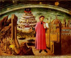 Dante y el universo de la «Divina Comedia» representados por Domenico di Michelino en la catedral de Florencia
