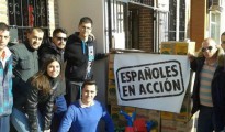 La ONG 'Españoles en Acción' , en una campaña de recogida de juguetes