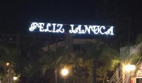 Alumbrado felicitando la Janucá en Torremolinos