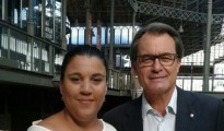 Judit Masgrau y Artur Mas