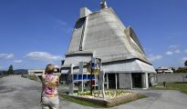 La iglesia de Saint-Pierre en Firminy, obra de Le Corbusier, fotografiada el pasado 1 de julio al este de Francia