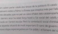 El contenido del libro de texto de la editorial Casals.