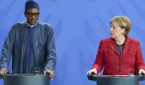 Muhammadu Buhari y Angela Merkel