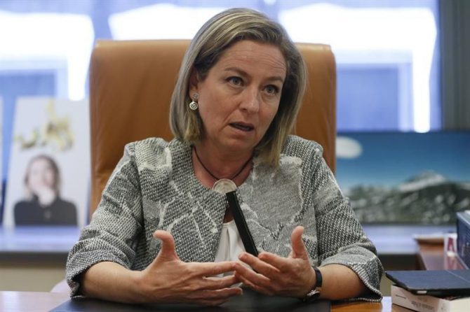 La portavoz de Coalición Canaria en el Congreso, Ana Oramas