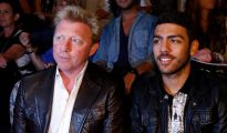 Boris Becker, junto a su hijo Noah, en una imagen de 2012