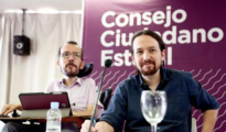 Iglesias y Echenique en el Consejo de Podemos de hoy