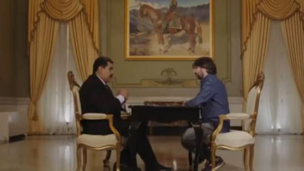 Nicolás Maduro y Jordi Évole, durante una entrevista en Venezuela - La Sexta