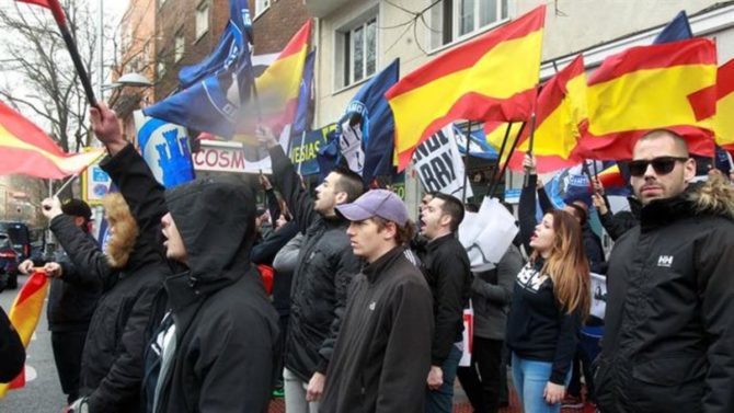 Una manifestación de Hogar Social en Madrid.