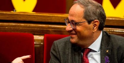 El presidente de la Generalitat, Quim Torra