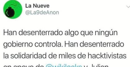 Durante la campaña, la franquicia española de este grupo, la llamada «Novena Legión», lanzó una amenaza con destapar determinados secretos que afectaban a gobiernos e instituciones. Pero no hubo nada